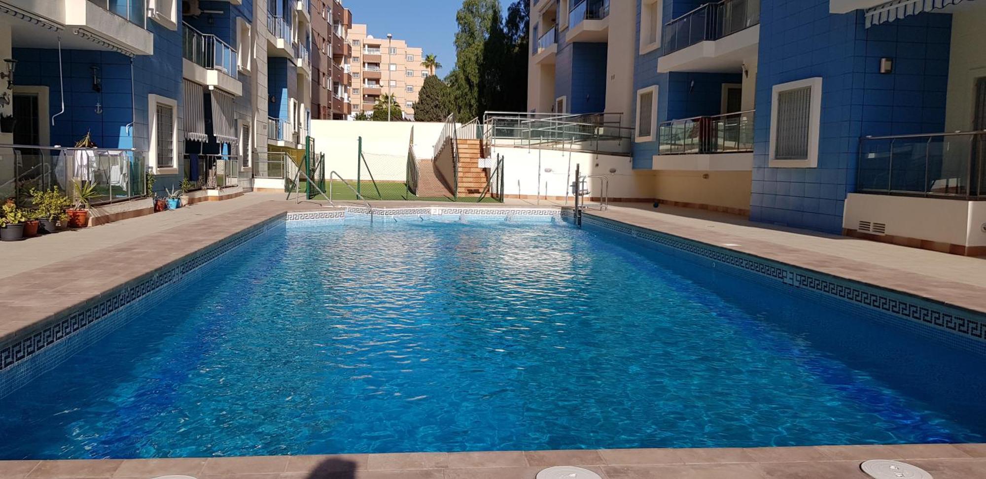 Apartment Black Level, 30M Playa, Pool, Wifi Almería Buitenkant foto